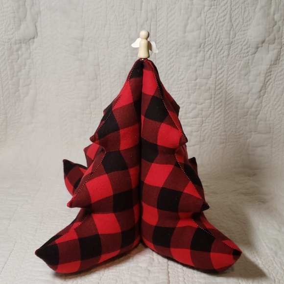 Newly Handmade Stuffed Fabric Christmas Tree - Picture 2 of 8